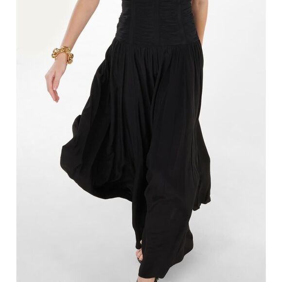 Ulla Johnson Anya silk Gown Noir US12 - Picture 13 of 13